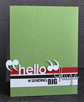 Hello Die Card