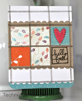 Hello Fall Stitch Card