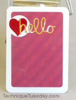 Hello Heart Circle Card