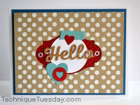 Hello Label Card