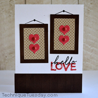 Hello Love Frames Card