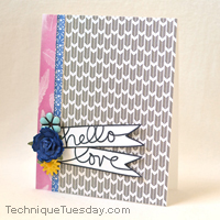 Hello Love Banner Card