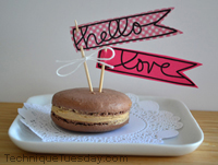 Hello Love Treat Flags