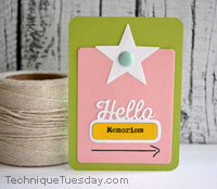 Hello Memories Story Card