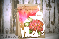 Hello Rhododendron Card