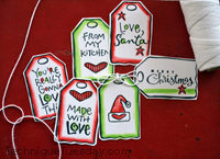 Hello Santa Tags