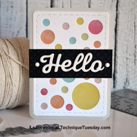Hello Stained Glass Story Card