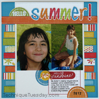 Hello Summer Layout