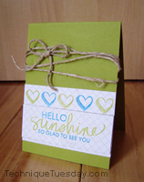 Sunshine Knot Card