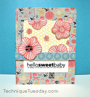 Hello Sweet Baby Card