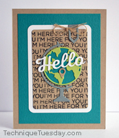 Hello World card