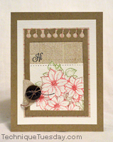 Hi Flowers Card