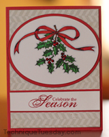 Holly Card
