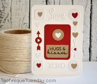 Hugs & Kisses Story Card