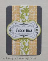 I Love This Cute Story Card