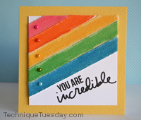 Incredible Stripes Card