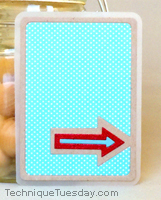 Inset Arrows Card