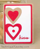 Inset Hearts Kisses