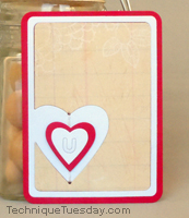Inset Hearts Card