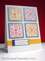 Irony Squares Card