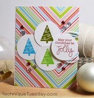 Jolly Trees Card