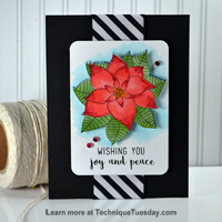 Joy and Peace Poinsettia