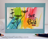Just Because Queen Anne's Lace Card