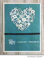 Lacy Heart Card