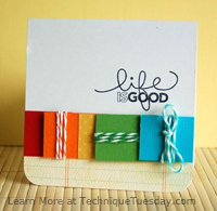 Life is Good Twine Card