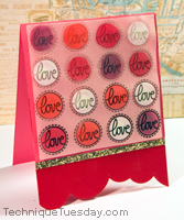 Love Circled Card