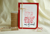 Love My Friend Card
