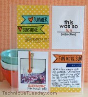 Love Summer, Love Sunshine Layout