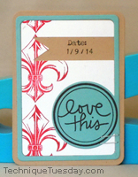 Love This Date Card