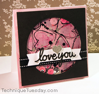 Love You Banner Card