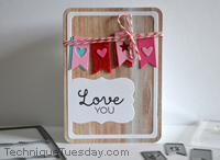 Love You Banners Card