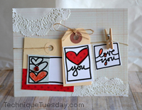 Love You Heartfelt Card