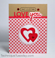 Love You Hearts Card