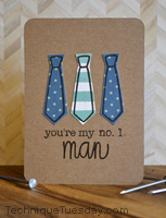 Man Ties Card