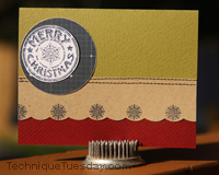 Merry Christmas Seal Card