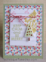 Merry Christmas Tree Card
