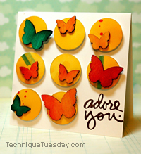 Mist Butterfly Card