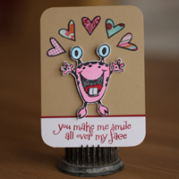 Monster Heart Card