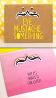 Mustache Card