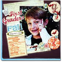 My First Graders Fall Top 10 List