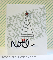 Noel Tree Card