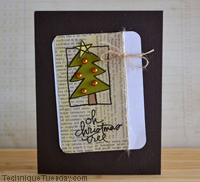 Oh Christmas Tree Card