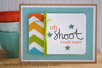 Oh Shoot Card