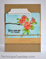 On My Mind Dogwood Card