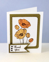 Thank You Poppy Card