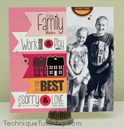 Our Family Rules Layout